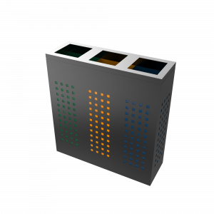 ALBRIS PC - poubelles de tri selectif en metal