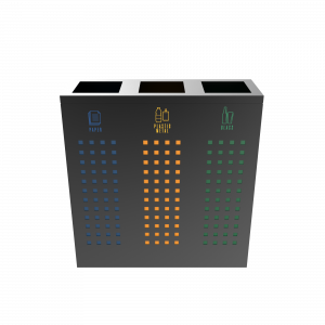 ALBRIS PC - poubelles de tri selectif en metal