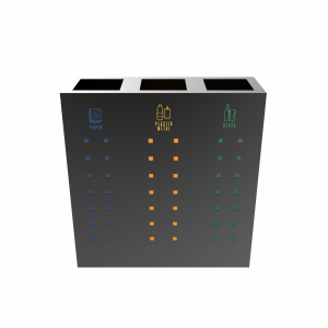 ALBRIS PC - poubelles de tri selectif en metal