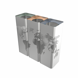 ECOMONDE SST - contenedores de reciclaje en acero inoxidable