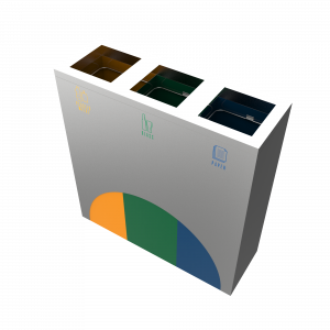 ELM SST - cosuri de gunoi pentru colectare selectiva deseuri inox