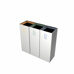 MEDELE SST - recipientes de reciclaje elegantes y prácticos en acero inoxidable