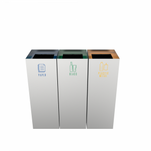 MEDELE SST - recipientes de reciclaje elegantes y prácticos en acero inoxidable