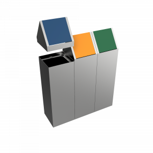 SCOPI SST - set di contenitori per il riciclo di acciaio inox