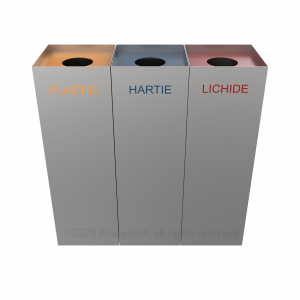 MEDELE SST contenedores de reciclaje urbanos en acero