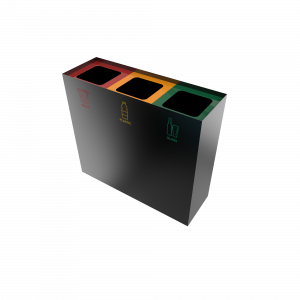 CASIRI PC contenitori compatta di riciclaggio in lamiera verniciata a polvere