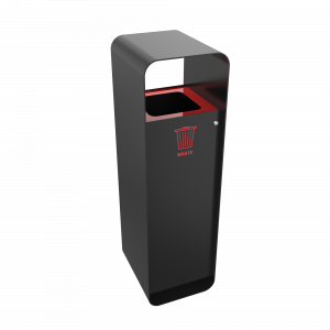 ARIZARO PC papeleras de reciclaje de diseño atractivo en metal