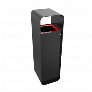 ARIZARO PC papeleras de reciclaje de diseño atractivo en metal