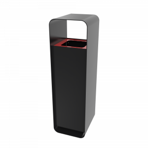 ARIZARO PC papeleras de reciclaje de diseño atractivo en metal