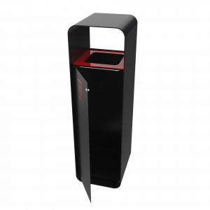 ARIZARO PC papeleras de reciclaje de diseño atractivo en metal