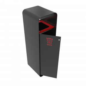 ARIZARO PC papeleras de reciclaje de diseño atractivo en metal