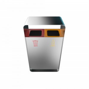 ARIZARO SST - Papeleras de reciclaje de diseño atractivo en acero inoxidable_11
