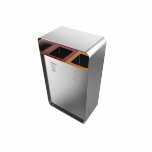 ARIZARO SST - Papeleras de reciclaje de diseño atractivo en acero inoxidable_13