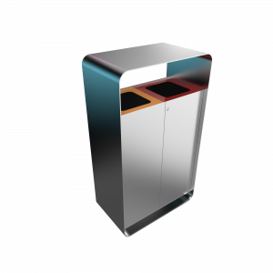 ARIZARO SST - Papeleras de reciclaje de diseño atractivo en acero inoxidable_14
