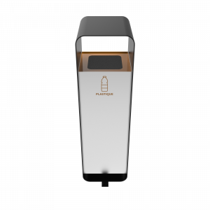 ARIZARO SST papeleras de reciclaje de diseño atractivo en acero inoxidable