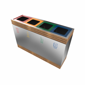BREND SST - Bac de recyclage élégant avec plusieurs compartiments_7