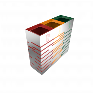 KANDEL SST - Papeleras de acero inoxidable para recogida selectiva de residuos_2