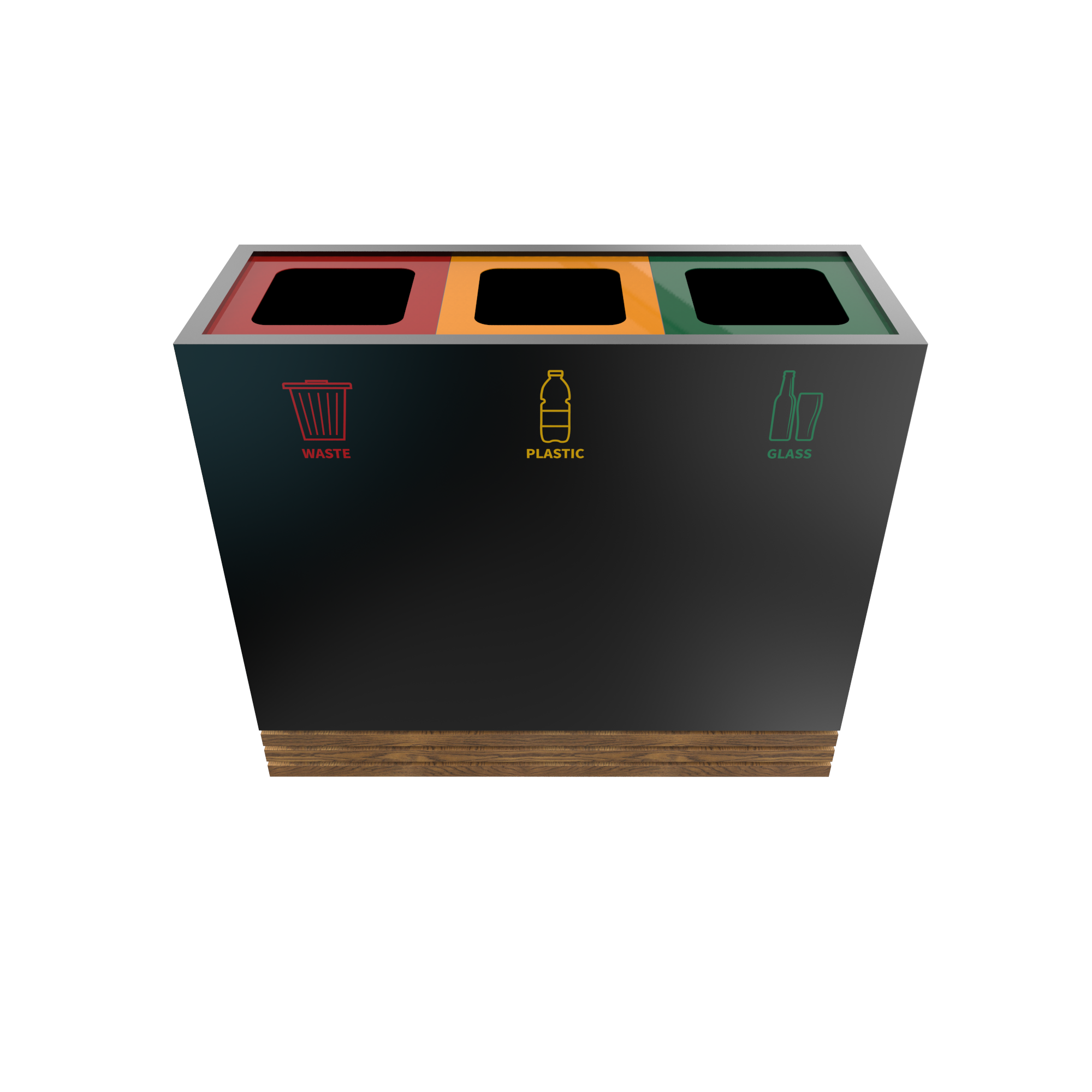 WOOD-ACCENT BINS