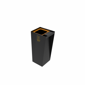GEMINI PC compact Outdoor-Metall-Papierkorb mit Aschenbecher_2