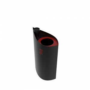 KATYN PC coș de gunoi din metal pentru exterior cu scrumieră_2