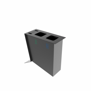 NOATAK PC Modern metal recycling station with ashtray_7