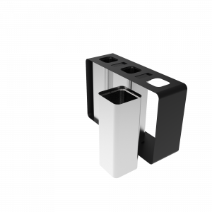 PARRAL SST elegant outdoor stainless steel recycling station with ashtray_12