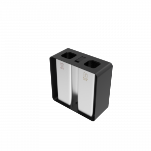 PARRAL SST elegant outdoor stainless steel recycling station with ashtray_7