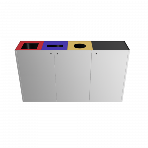 EIGER SST_food court stainless steel bin with trays space_binsignia.com_2