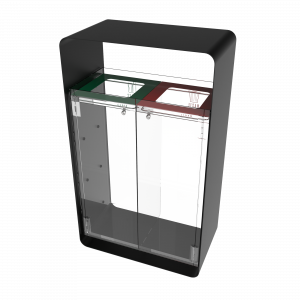 ARIZARO CRYSTAL PC_papelera de reciclaje de metal con recubrimiento en polvo y plexiglas_binsignia.com_11