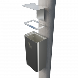 ZENIPOLE SST_mountened pole trash bin_4