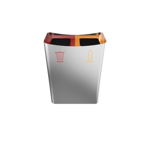MEDUSA SST solution simple de poubelles de tri sélectif en acier