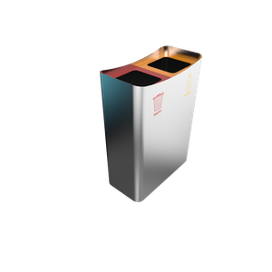 MEDUSA SST solution simple de poubelles de tri sélectif en acier
