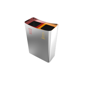 MEDUSA SST solution simple de poubelles de tri sélectif en acier