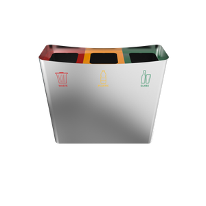 MEDUSA SST solution simple de poubelles de tri sélectif en acier