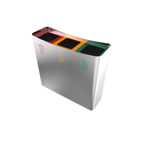 MEDUSA SST solution simple de poubelles de tri sélectif en acier