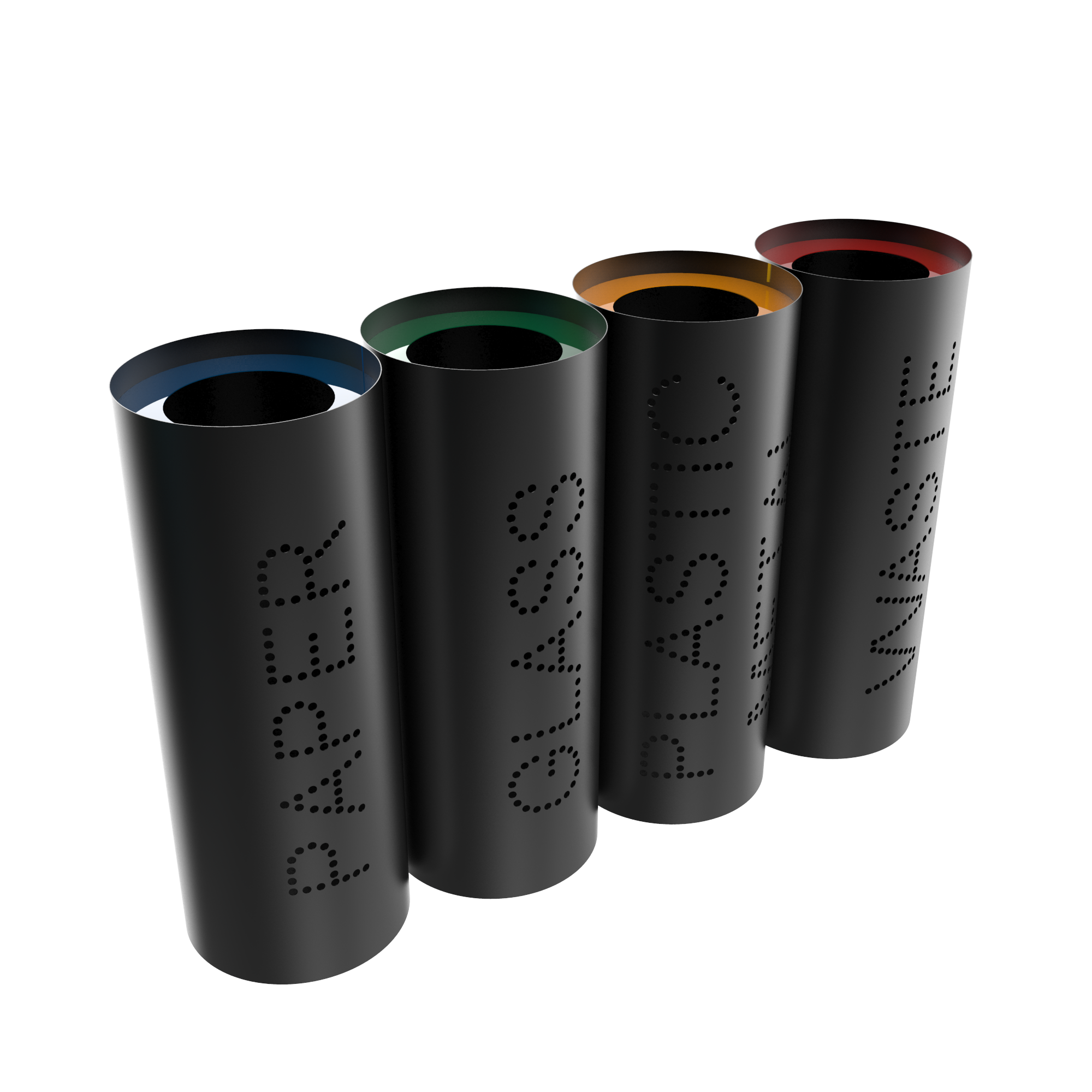 MUNDIN PC elegant and stylish recycle bins in sheet metal Binsignia