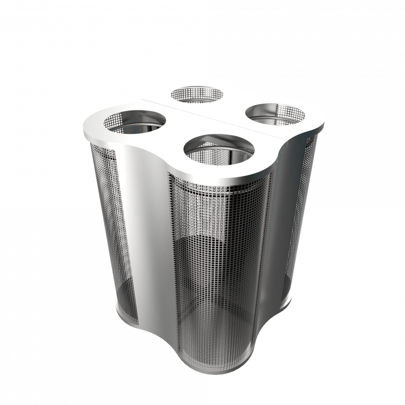 POLARIS SSTM - contenitori per il riciclaggio di acciaio inox e mesh