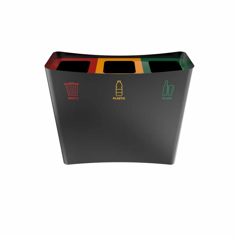 MEDUSA PC - Solución simple de contenedor de reciclaje de metal_1