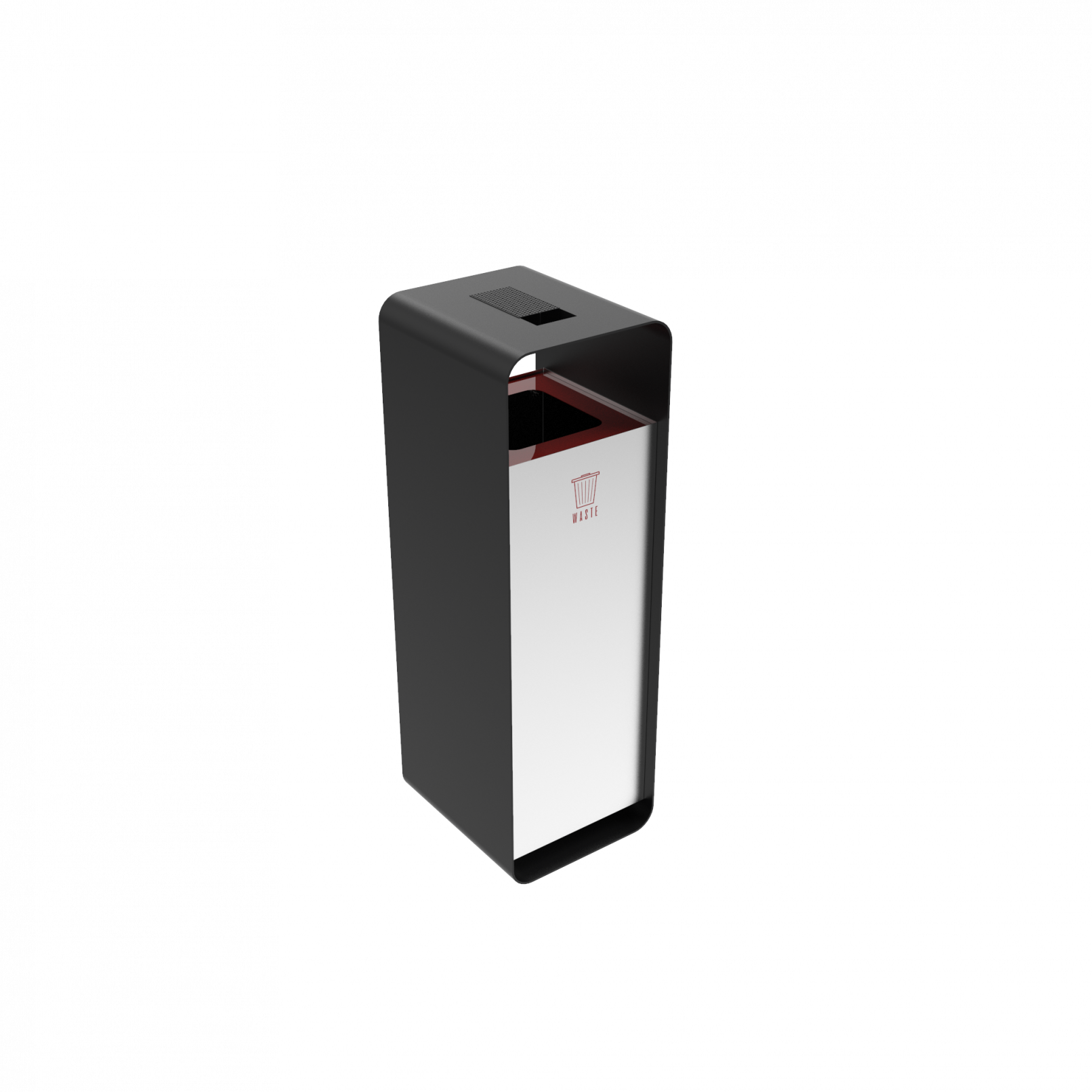 ARIZARO AT SST attractive design stainless steel waste bins with